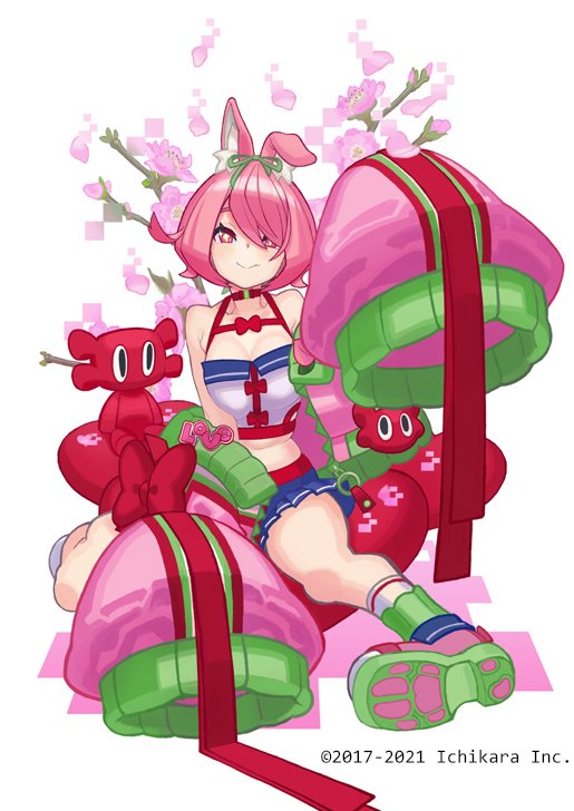 にじさんじ所属の安土桃 Momo Azuchi ちゃんのお誕生日記念グッズイラストを描き下ろさせて頂きました 嬉しい 3 3 水 18 00より販売開始ですので どうぞよろしくお願いします こちら全体図になります 掲載許可は頂いてます