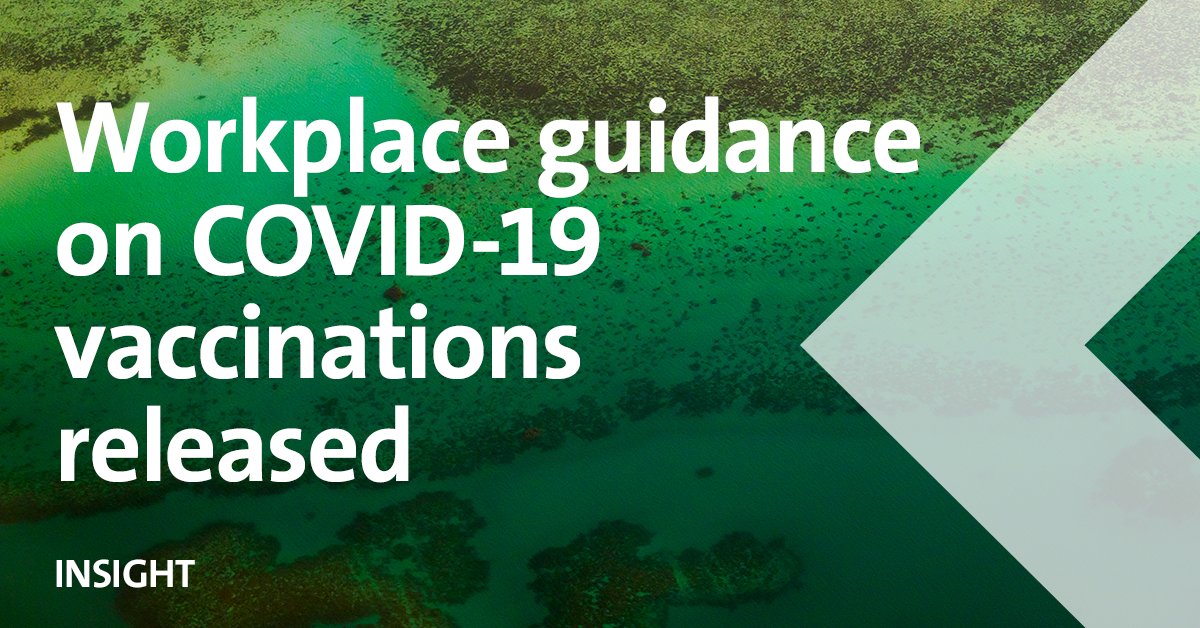 Most employers should assume they cannot mandate COVID-19 vaccinations for their workers, according to Guidance released by the Fair Work Ombudsman and Safe Work Australia. Our analysis of the Guidance, how it affects you and actions to take now: bit.ly/3qL9xMK