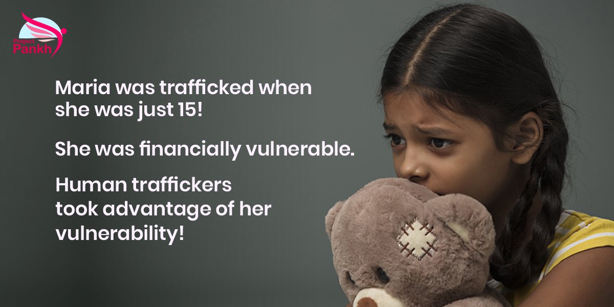 Know Maria’s story. How a lucrative job offer brought darkness in her life. 

bit.ly/3unQkmc

#EndHumanTrafficking #ProjectPankh #SecondChance