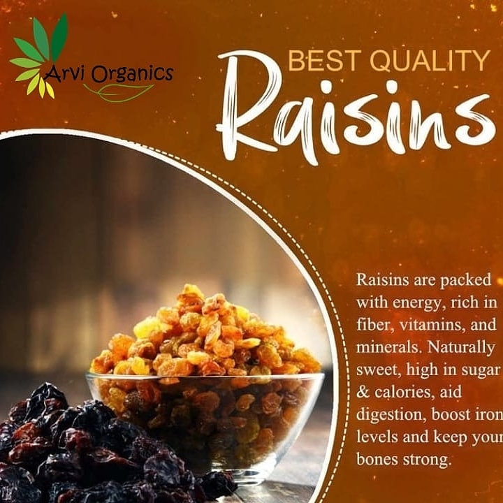arviorgaincs's tweet photo. #Arviorganics
#healthyfood
#healthbenefits
#healthylifestyle
_ Eating a few raisins every day can give you youthful, glowing, clear and healthy skin. Raisins contain antioxidants that rejuvenate the skin and prevent damage and sagging. 
 Contact - 9676692505 https://t.co/ZX5Q3JztLL