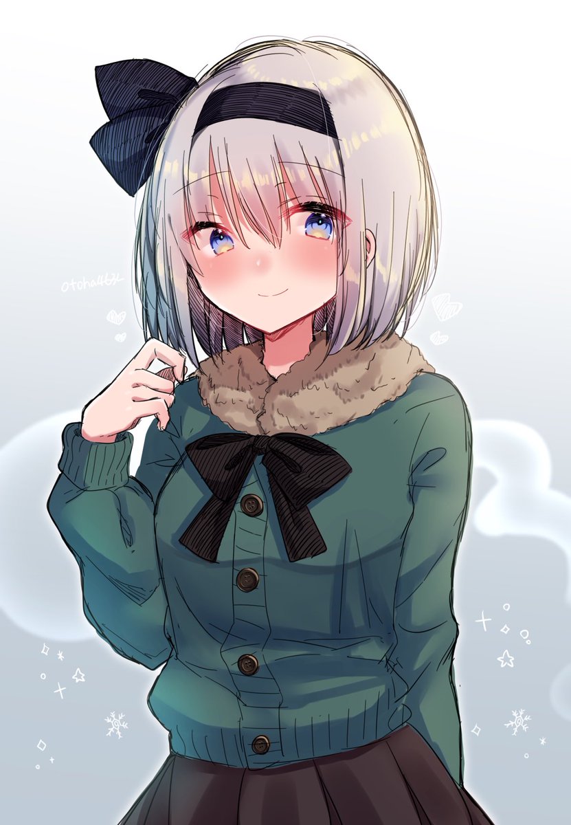 魂魄妖夢 「冬私服妖夢ちゃん☃️ 」|音羽@春例お08abのイラスト