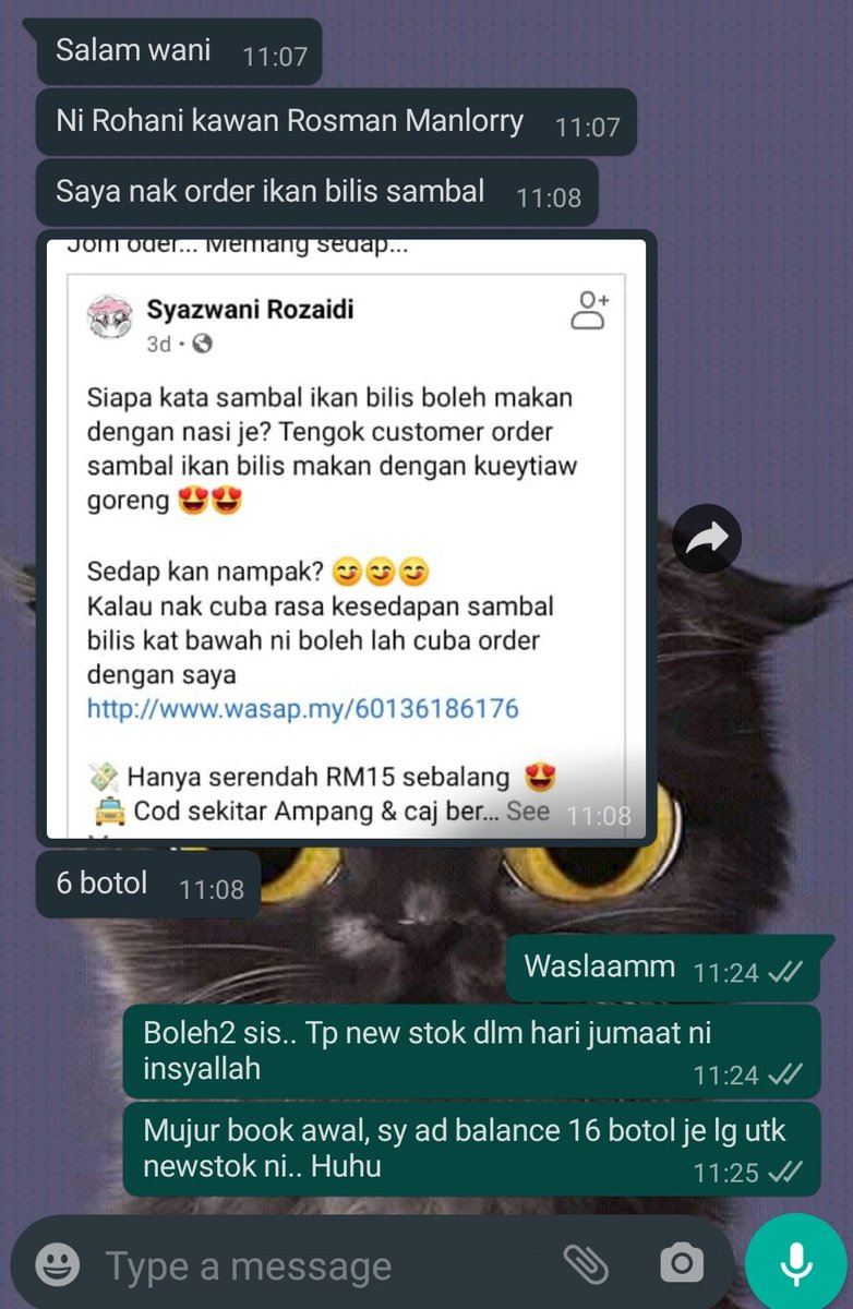 bynursyazwani's tweet image. Pagi2 ada kejutan dari Customer yang oder #sambalbilisgaring
Tak cerita banyak dah.. Terus trasnfer utk book 6 botol... Fuh!