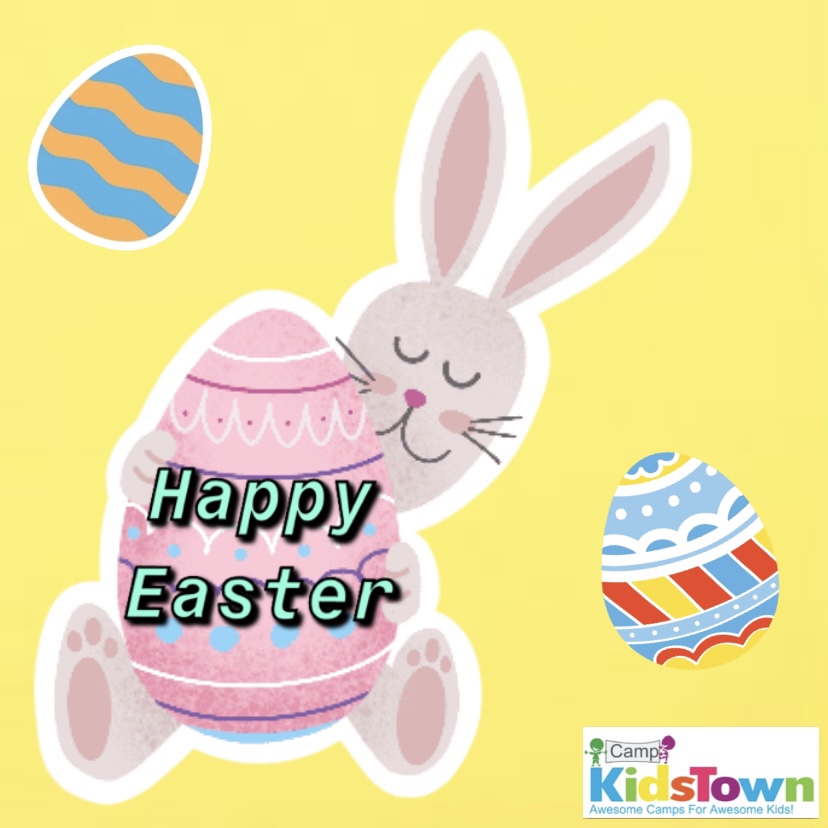 CampKidstown's tweet photo. Happy Easter from all of us at Camp Kids Town!  
#HappyEaster #MiltonON #CaledoniaON #Summer2021 https://t.co/s8uW2ovUpd
