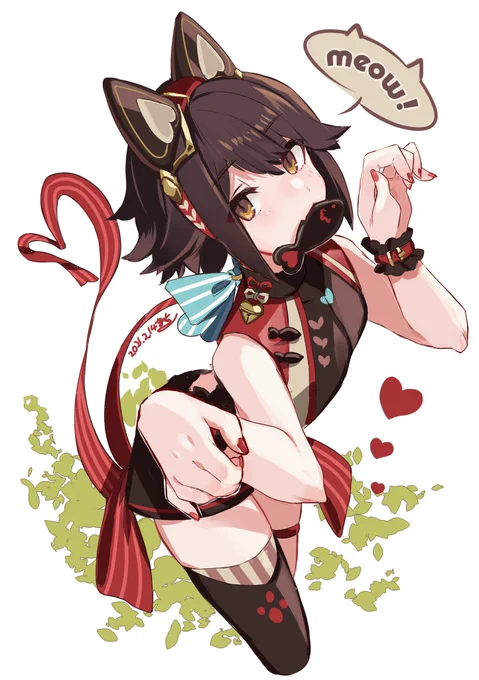 #猫の日
猫モチーフの子 