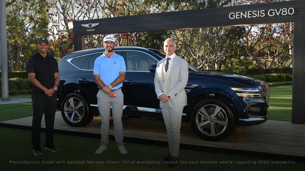 Trophy car.
The Genesis GV80
#GV80 #GenesisInvitational #GenesisUSA
Our Genesis Invitational champion @MaxHoma23 celebrates his astounding victory at The Riviera Country Club alongside tournament host @TigerWoods and Genesis Motor North America CEO Mark Del Rosso. https://t.co/NEfLDEPu42