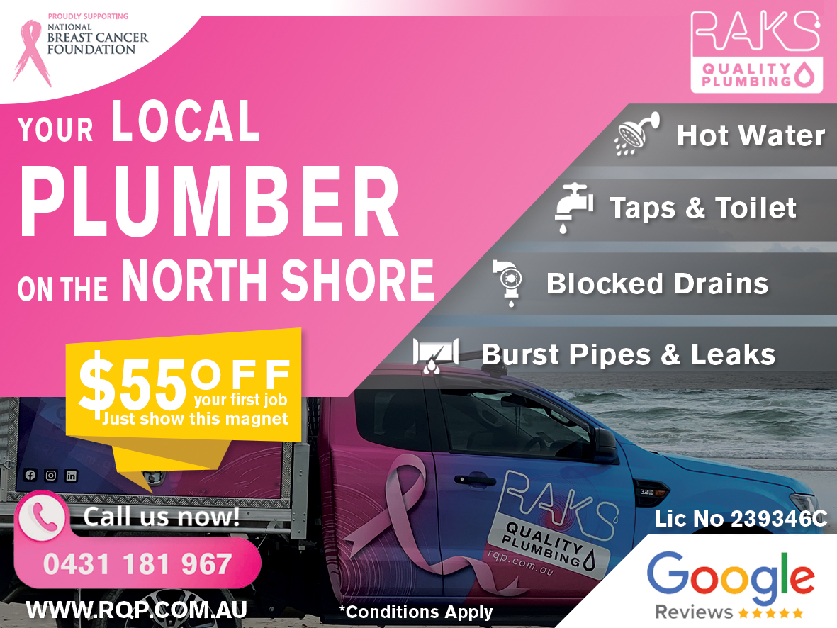 Raks_plumbing's tweet photo. A Discount for our followers! RQP is your actual local plumber on the North Shore of Sydney. Next time you need anything just mention this post for a $55 discount. 
.
.
.
#Raksplumbing  #plumbproud #emergencyplumber #masterplumber #5star #service  #Sydney #local #reliable https://t.co/MjRCIkTGVg