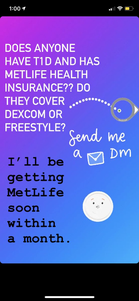 AshNicole55's tweet image. #metlifeinsurance #type1diabetes #dexcom #FreeStyleLibre #CGM #diabetesmanagement