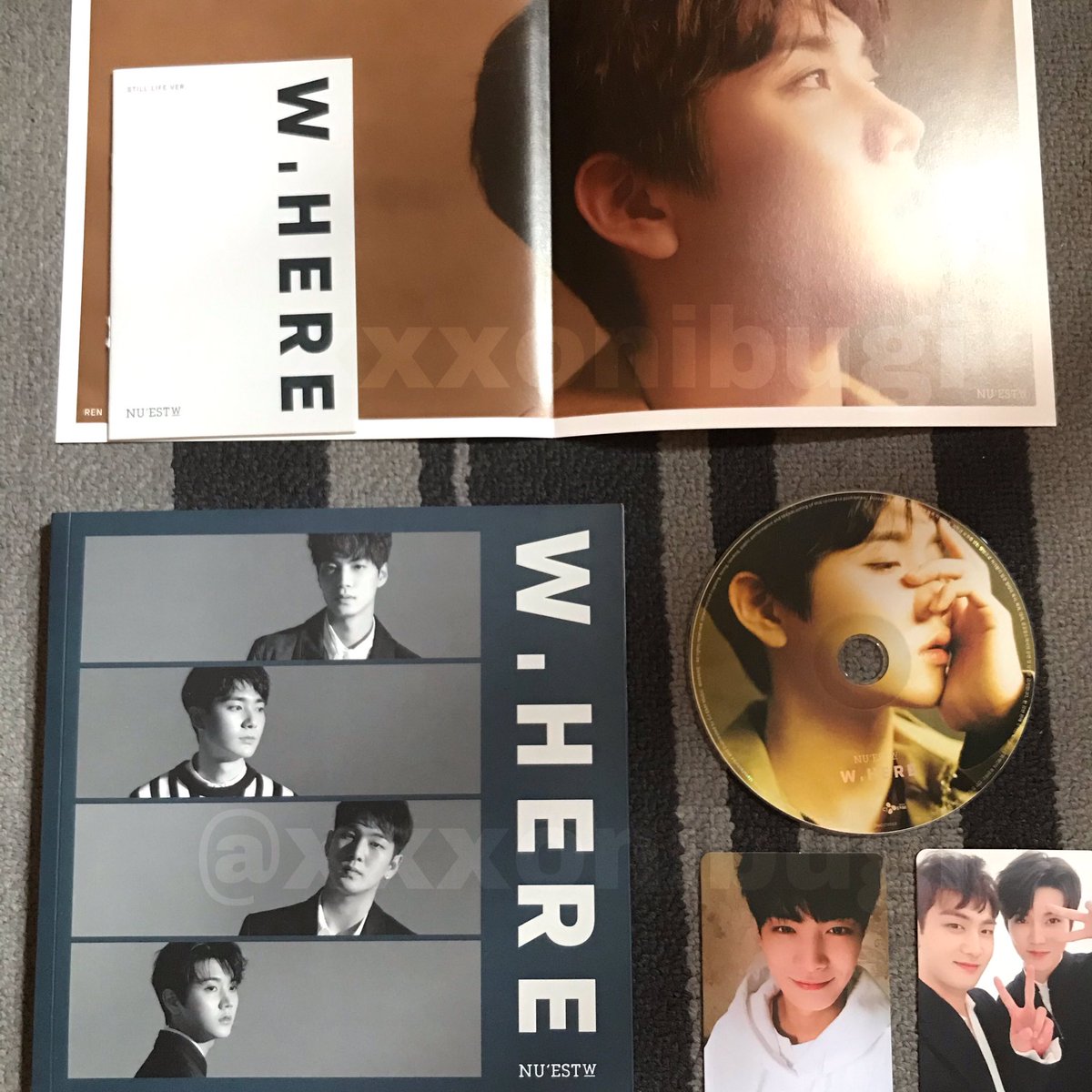 xxxonibugi's tweet photo. WTS 🇲🇾 [HELP RT PLEASE]

Want to letgo some of my nuest album/ stuff ^^

• HEA album ( Happily ver) - RM25
• W. HERE album - RM25
• WHO YOU album - RM25 
• Minhyun Slogan - RM20

* dm me if interested 
* price exclude postage https://t.co/okvVBoVAvX