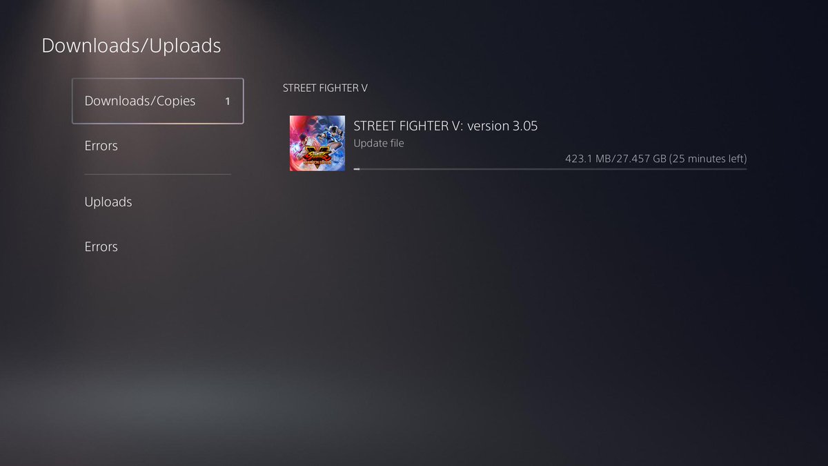 Update file for #PlayStation

#StreetFighter #Capcom #SFVCE #PS5Share #PS5 https://t.co/bGULTWZdEo