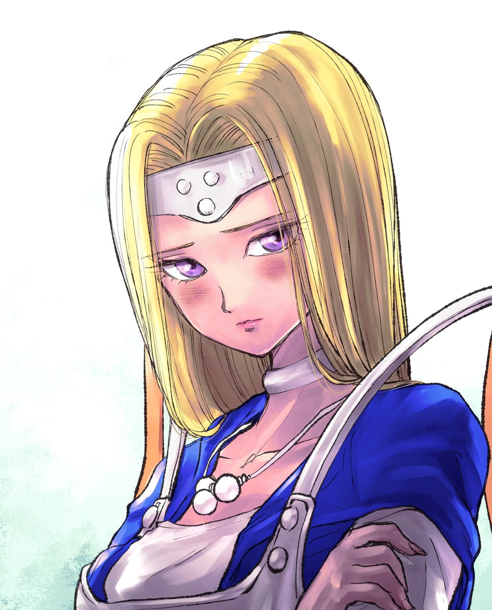 テリ 照れミレーユ姉さん ペクチンのイラスト