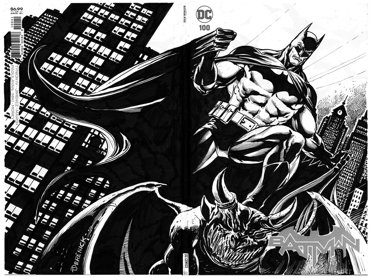 Batman 100 sketch cover #batman #sketchbook