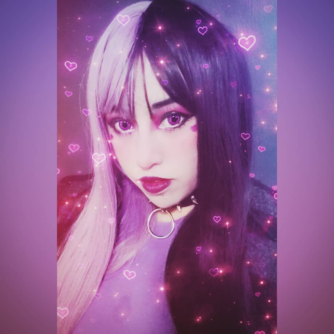 Sylvannafrostt's tweet photo. You are mine 🎶💜🖤
Esta vez quize animarme a hacer mi primer try de makeup e-girl/gamer girl 😛 No me quedo como lo imagine pero igual me diverti haciendolo 😅
#egirl #makeup #friday #firstry #gamergirl #cosplay #makeupinspired #egirlmakeup #gamergirlmakeup #youremine https://t.co/bYCYqRtN1c