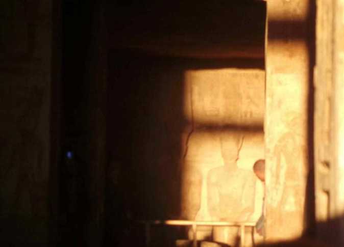بدء ظاهرة تعامد الشمس على وجه تمثال رمسيس الثاني بمعبد أبوسمبل