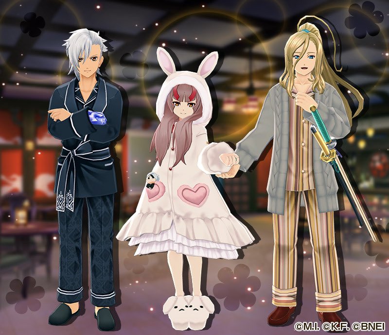 公式 テイルズ オブ ザ レイズ お知らせ こんにちは 運営です 本日 14 00 本編4部第5章 忠義の剣士 を配信しました 参戦したバルド ナーザ メルクリアのキャラカスタマイズ衣装を紹介です これでメルクリアがやりたいと言っていたパジャマ