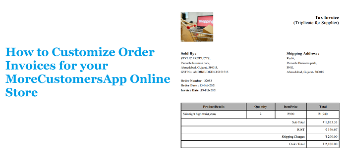 MoreCustomerApp's tweet image. MoreCustomersApp sellers now can easily customize their order invoice templates as per their business needs. Free Learning Video To Customize Invoice Template for your MoreCustomersApp Store.
youtu.be/bbF6xQY0_o0
#orderinvoice #invoicetemplates #learningvideo #morecustomersapp