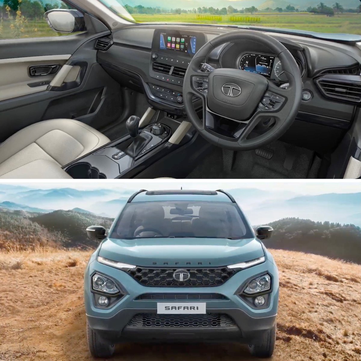 SirishChandran's tweet photo. New #TataSafari launched and there’s an #Adventure edition with custom color and trim
#Safari prices start at ₹14.69 lakh with the #AdventurePersona topping the range at ₹21.45 lakh https://t.co/VqfWa6favE