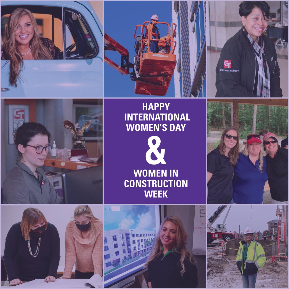 ClancyandTheys's tweet photo. In honor of Women in Construction Week and International Women’s Day, we want to recognize the remarkable women of Clancy &amp; Theys.

#womeninconstruction #wicweek2021 #strongwomen #leaders #construction #webuildcommunity #builtonpassion #builtonsafety #builtoncollaboration https://t.co/5uJlGYnke5