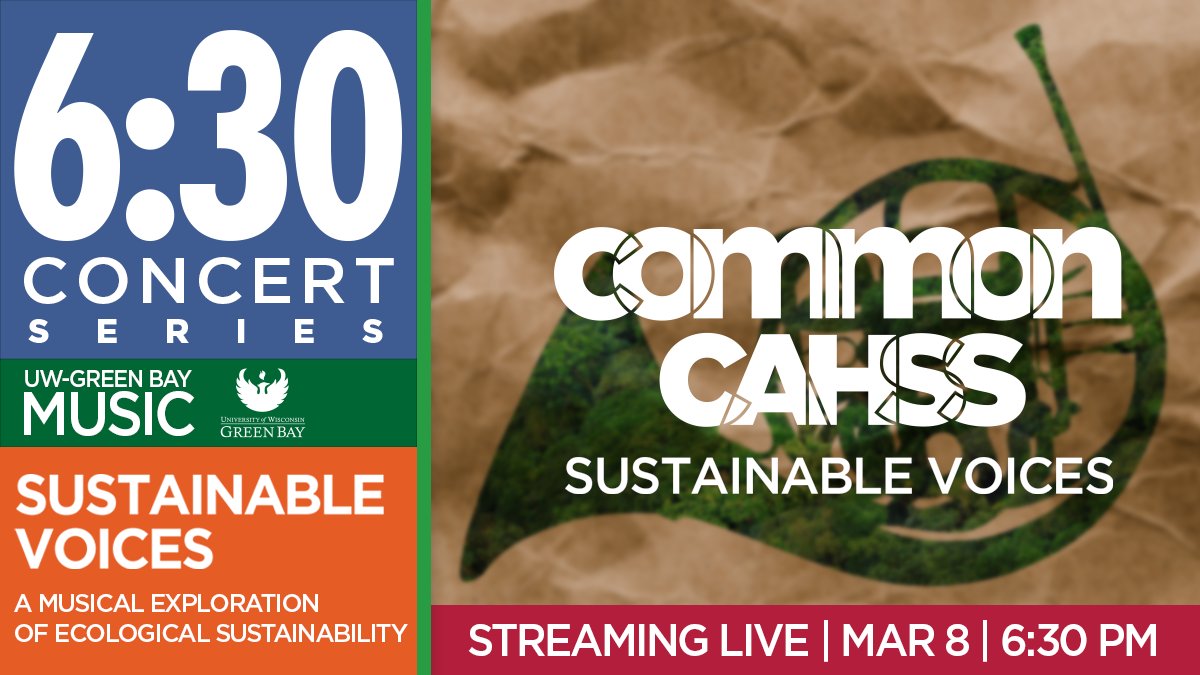 Tonight's the night!
Join us on the livestream for our collaboration with <a href="/UWGBcahss/">UWGB Arts, Humanities, and Social Sciences</a>!
bit.ly/UWGBSustain