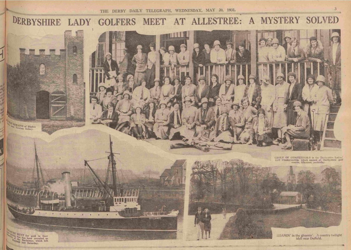 course_save's tweet photo. @Allestreepark has always been accessible to ALL, all ages, all genders. Until Derby City Council decided to close it.
Derbyshire first female golf professional taught at Allestree Park Golf course from 1932 to 1935. #InternationalWomensDay #saveallestreegolfcourse #Derby https://t.co/5yWKhtmqNc