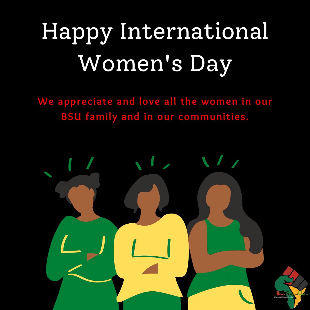 Happy International Women's Day! We'd just like to acknowledge the women that keep the world running! We appreciate and love you all! The things you do for our Black families and communities don't go unnoticed. ❤️💚💛