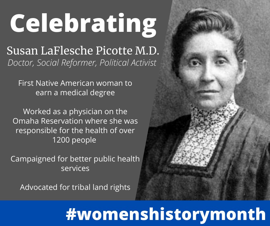 CTAssist's tweet photo. Celebrating #womenshistorymonth! Thank you, Susan LaFlesche Picotte, M.D. https://t.co/Bae8402Oze