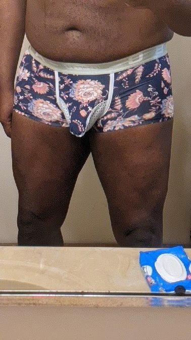 Got these cool floral underwear with a dick slot from wish. Pretty cool. I think I'm gonna do a photoshoot<a href="/tag/coolunderware"class="tags"><span>#coolunderware</span></a><a href="/tag/notbadwish"class="tags"><span>#notbadwish</span></a><a href="/tag/dickslot"class="tags"><span>#dickslot</span></a>
