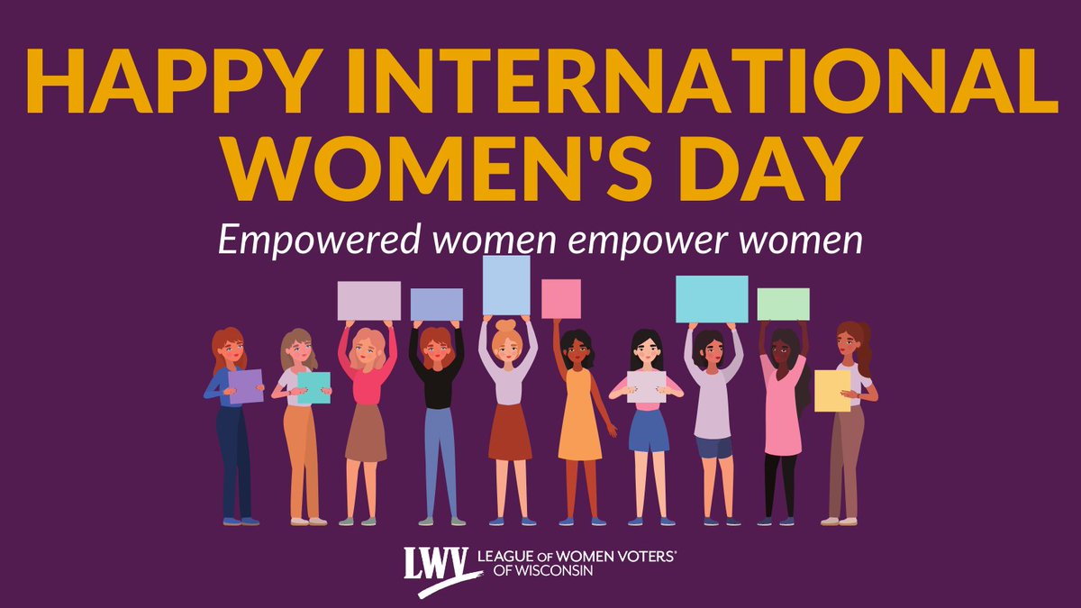 Happy International Women's Day! From our founding, we have empowered women to lead, advocated for women's rights and for the rights of all communities that are marginalized. Today, we celebrate our progress but are mindful that equality for all has not yet been achieved.