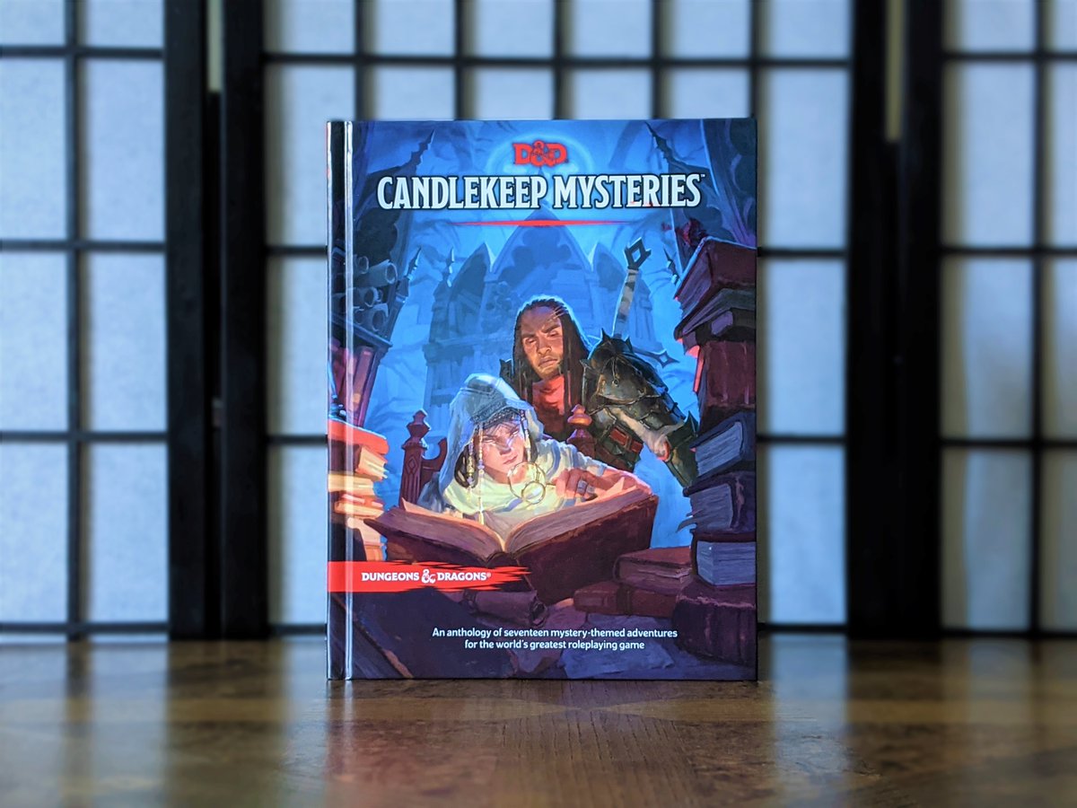GIVEAWAY TIME!

Wanna win a copy of Candlekeep Mysteries, the new #dnd5e anthology from WotC? All you have to do is FOLLOW and RETWEET this post to enter.*

Seventeen new one-shot adventures set in the largest library in Faerûn. Winner pulled 3/10/2021. 
#ttrpg