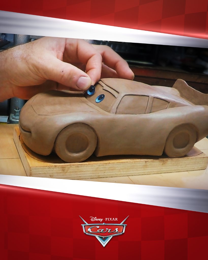 Pixar's tweet photo. To see more from sculptor Jerome Ranft, make a pitstop at #OneDayAtDisney, now streaming on #DisneyPlus. #AnimationAdventurers https://t.co/gX4g27WiWS