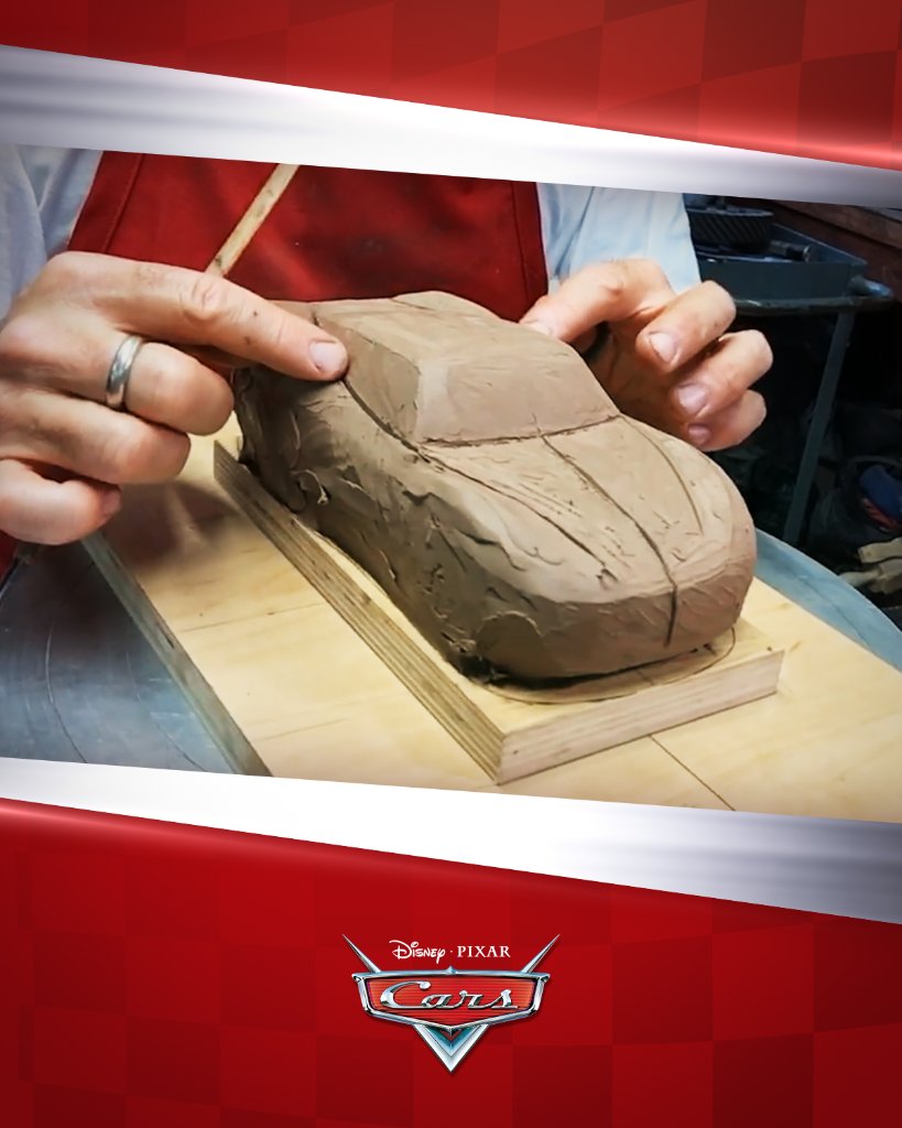 Pixar's tweet photo. To see more from sculptor Jerome Ranft, make a pitstop at #OneDayAtDisney, now streaming on #DisneyPlus. #AnimationAdventurers https://t.co/gX4g27WiWS