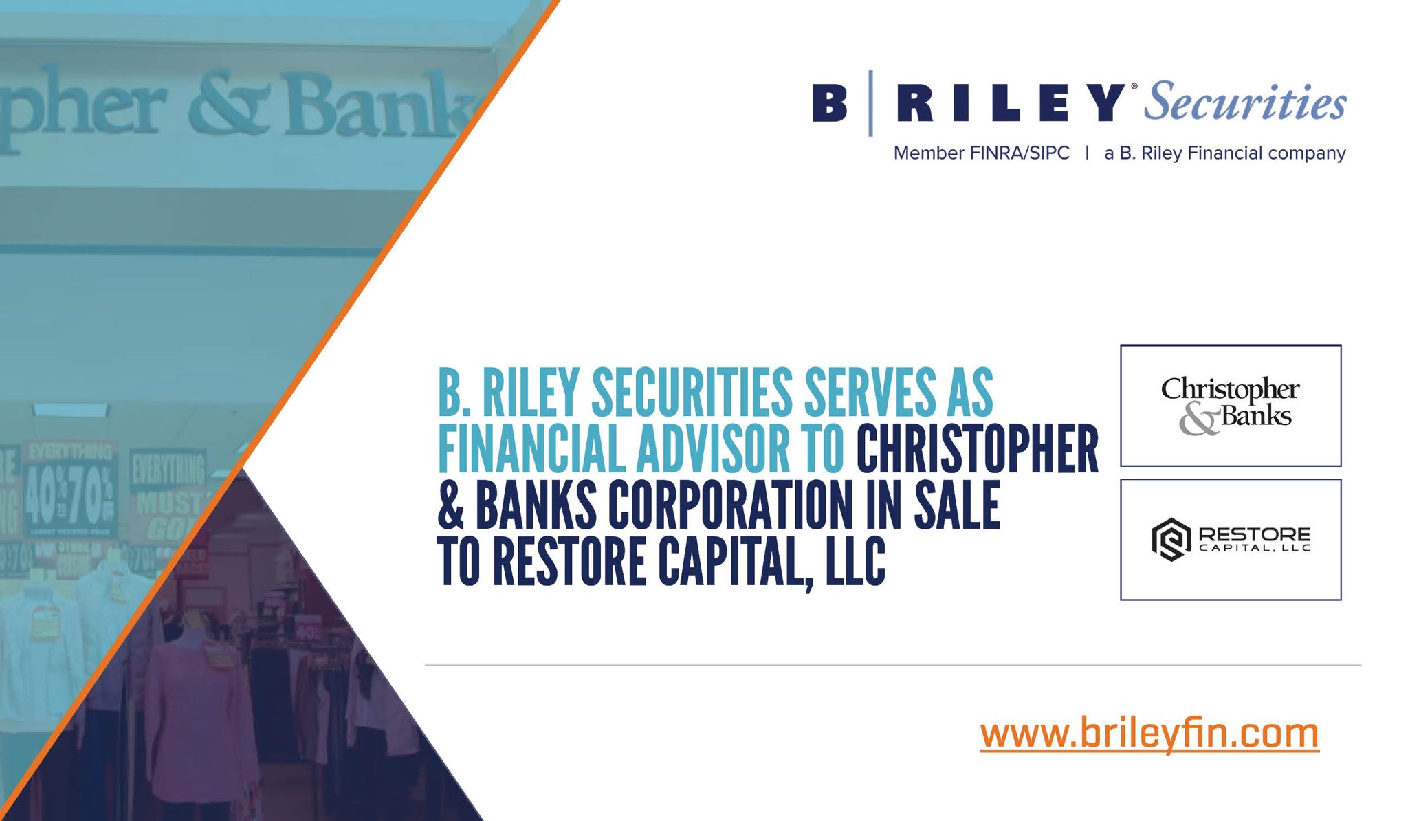 B. Riley Financial on Twitter "Congrats to our client, Christopher