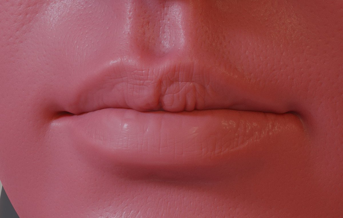 samporask's tweet image. Everything hand sculpted except for the micro noise. Learning a lot about skin by sculpting every pore and crease by hand. Full face coming together (very slowly) #zbrush #b3d