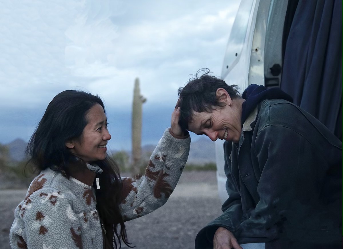 burningsofapod's tweet image. Today we celebrate # IWD2021 &amp;amp; are proud to feature #ChloéZhao - first Asian Woman to win #BestDirector at the #GoldenGlobes #Nomadland is a story about a woman who takes to the road after losing everything and embarks on an adventure of self-discovery and redemption.