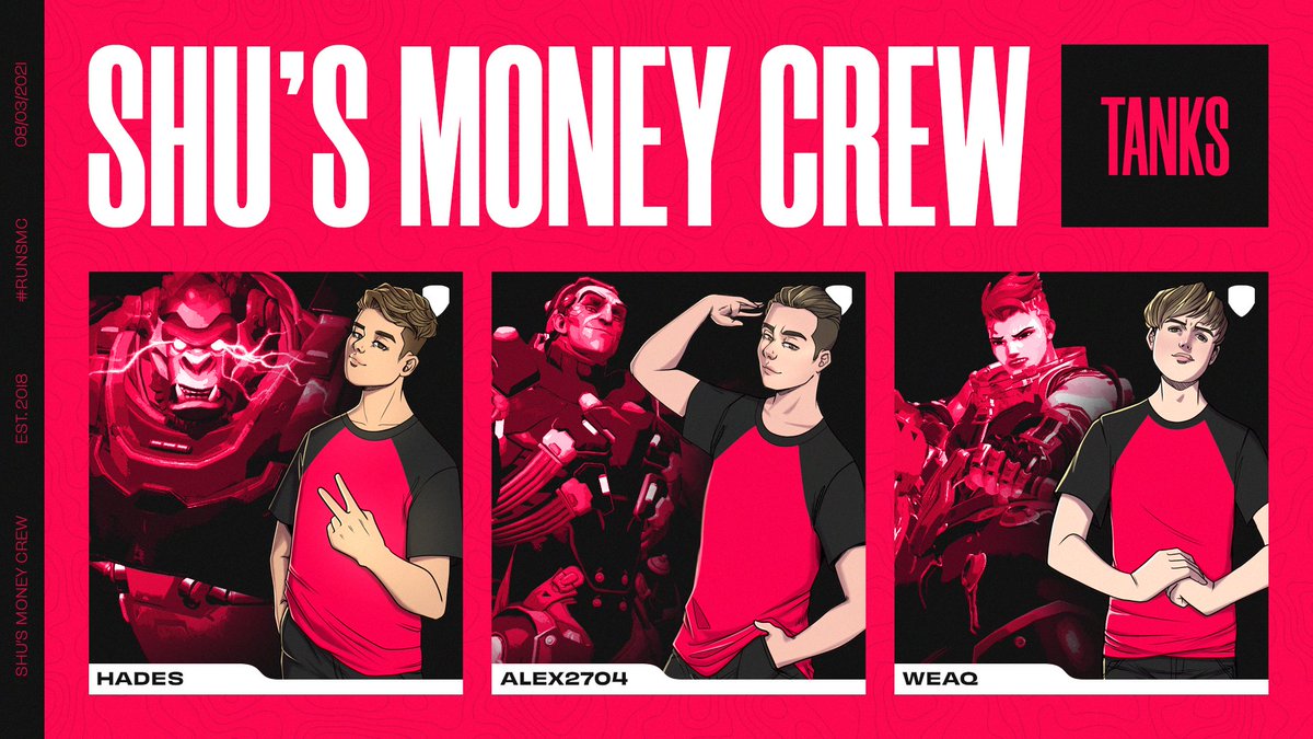 🛡️ THE SMC TANK LINE 🛡️
🦍🇧🇪 <a href="/hades241701/">Hades</a>
🔬🇩🇪 <a href="/Alexander270401/">Alex2704</a>
 💪🇩🇰 @WeaQ_OW (sub)

#RUNSMC👟