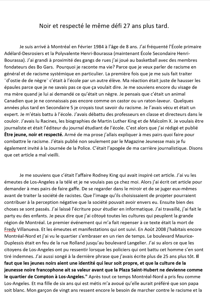 TheVlad1's tweet image. @francoislegault @JdeMontreal @LP_LaPresse @JustinTrudeau @Val_Plante @KerlandeMibel @EloquenceDevent @lemoisdesnoirs @blackauquebec #racisme #SystemicRacism @RachelDecoste