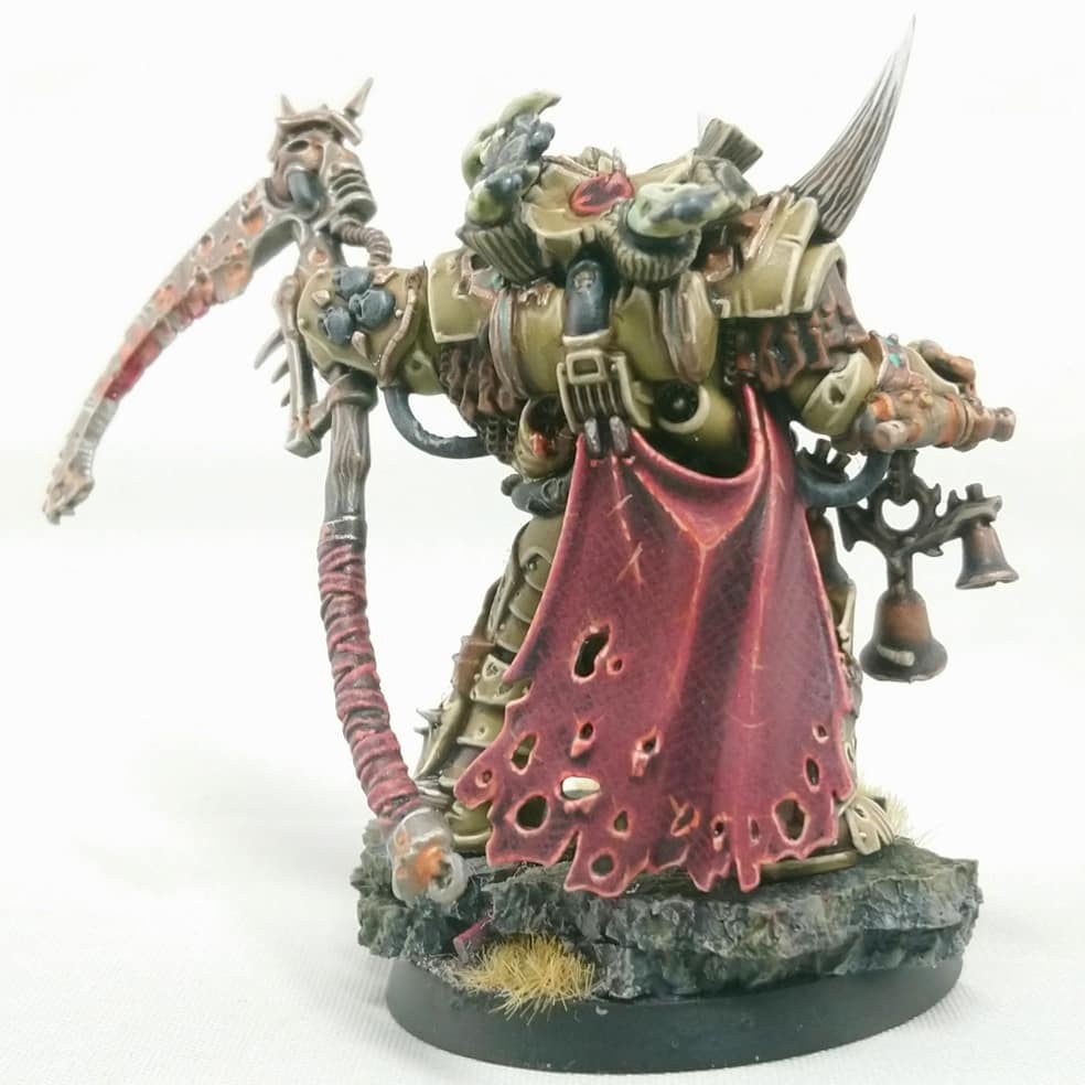 army_painter's tweet photo. 'We brothers three, nurgle work we do with glee!

These guys have been in a state of basecoated on my desk for an unnatural amount of time. I'm chuffed as ribbons to them done.

#deathshroud #nurgle #deathguard  #choas #warhammer40k #40k #warhammer #warhammercommunity https://t.co/Zl7OKxckXg