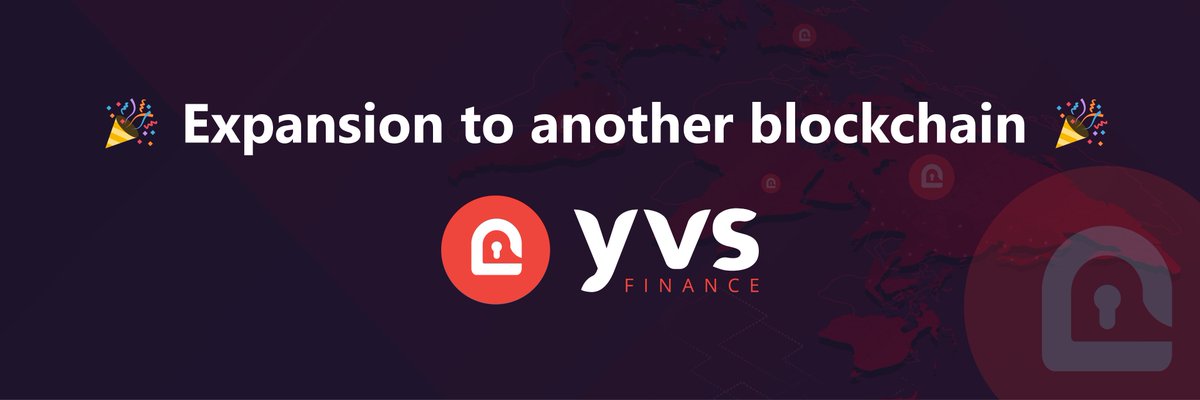 🎉 We've got some great news ready to be shared soon with the $YVS community! 

🏗️ We are finishing up our integration to yet another blockchain with close-to-zero fees where we will be expanding our decentralized yield-farming platform!

📚 Need help? t.me/YVSFinance