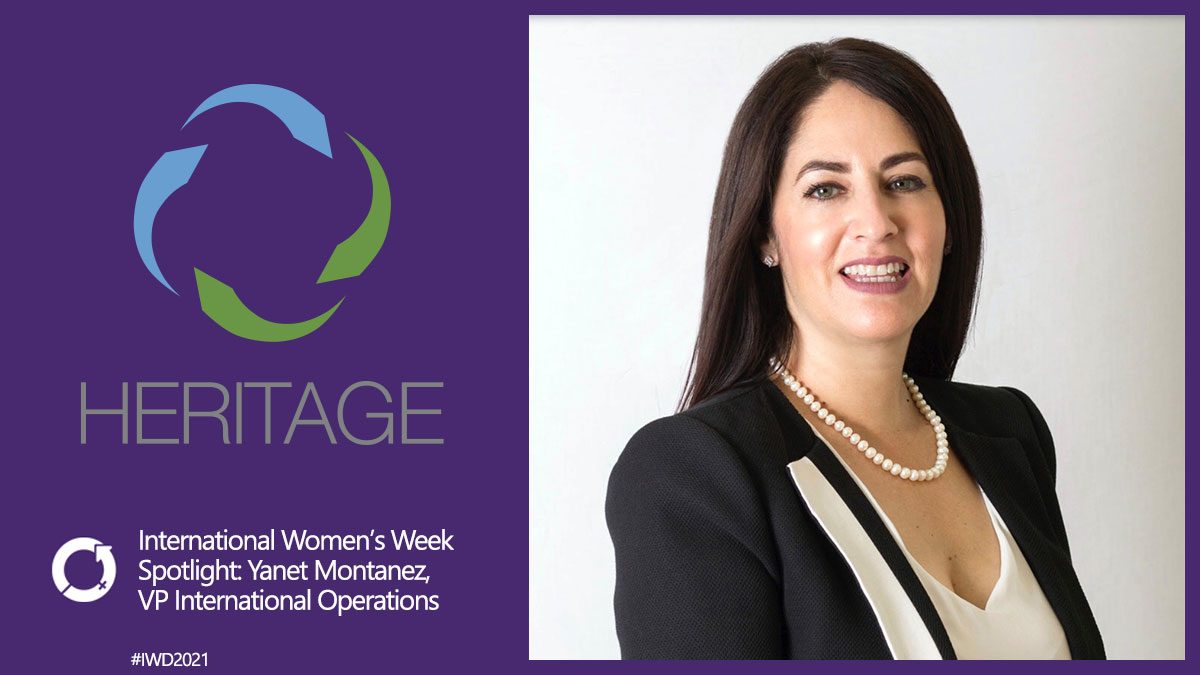 Happy #InternationalWomensDay! Check out our interview our Vice President of Int'l Operations, Yanet Montanez, talking about her career and advice to future female leaders: heritage-enviro.com/intl-womens-we… &amp; stay tuned for more leadership interviews later this week #IWD2021 #WomenInStem