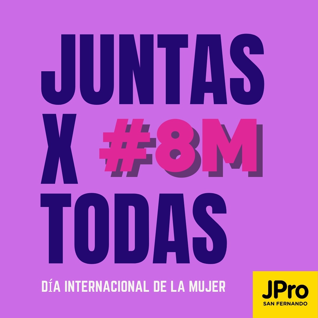 jproSanFernando's tweet photo. Saludamos a todas las mujeres que luchan cada día por sus derechos, por la igualdad de género y por una vida libre de violencia. 💜 #8M #diadelamujer #juntasxtodas #8M2021 https://t.co/Q0BgHs8B8G
