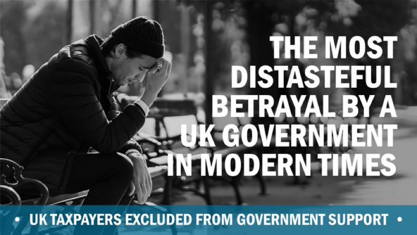 <a href="/Conservatives/">Conservatives</a> <a href="/RishiSunak/">Rishi Sunak</a>
 EVIL #discrimination 3.8 M #ExcludedUK 

<a href="/CCHQPress/">CCHQ Press</a>

<a href="/michaelgove/">Michael Gove</a>

<a href="/amandamilling/">Amanda Milling</a>

<a href="/LeoDochertyUK/">Leo Docherty</a>

<a href="/Jesse_Norman/">Jesse Norman</a>

<a href="/JimHarraHMRC/">Jim Harra</a>

@KwasiKwarteng

@SirGrahamBrady

<a href="/hmtreasury/">HM Treasury</a>

@SirGrahamBrady

<a href="/MelJStride/">Mel Stride</a>

<a href="/theresecoffey/">Thérèse Coffey</a>

<a href="/UKLabour/">The Labour Party</a>
 
<a href="/LibDems/">Liberal Democrats</a>