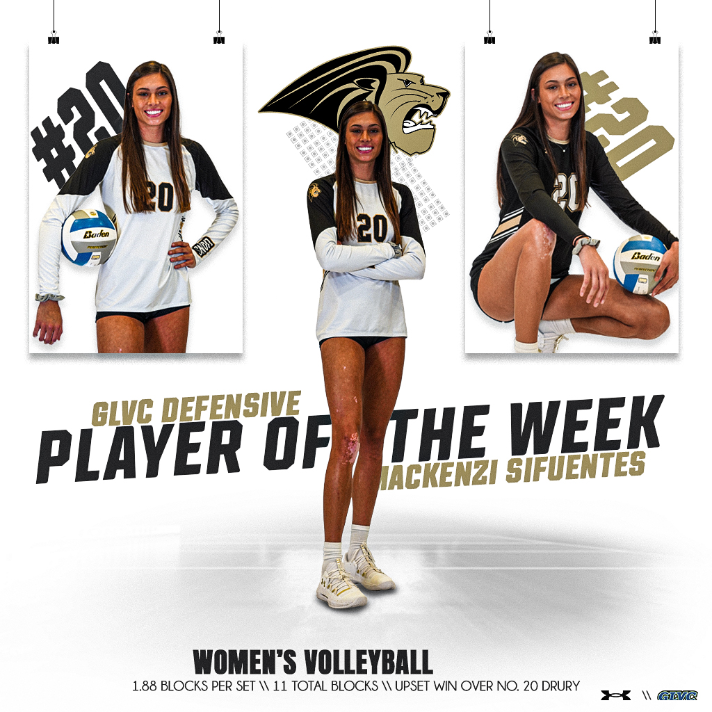 LU_Lions's tweet photo. READ | @kenzsifuentes of @LindenwoodWVB earns her first-career GLVC Defensive Player of the Week accolade!

📰: https://t.co/id4xkmJjkA

#OneRoar https://t.co/TM9OkiVKxD