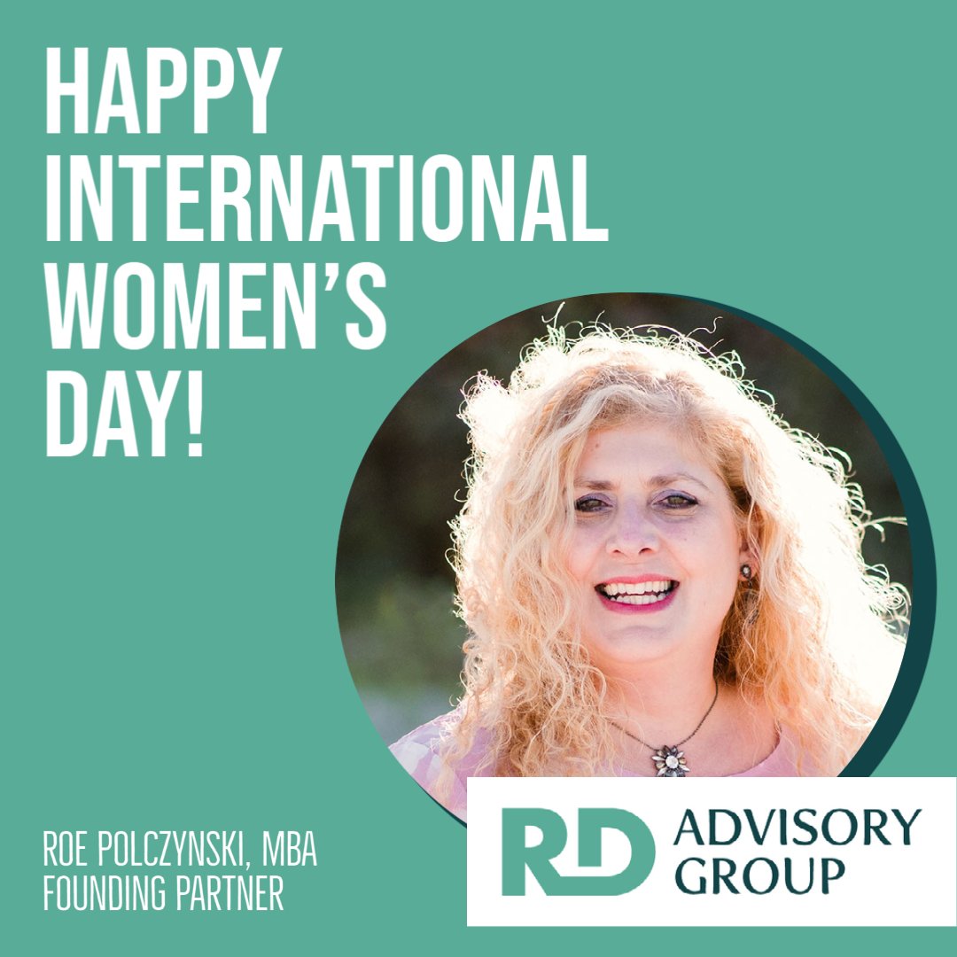 RDAdvisoryGroup's tweet photo. Magnetic. Inspiring. Bold. Visionary. 

If you know our Founding Partner, Roe then you know those words describe her well. That’s why she’s our #HumanExpert.

Here's to empowering more women industry leaders and business owners 👏

#HappyInternationalWomensDay2021 https://t.co/KDUkrbELF6