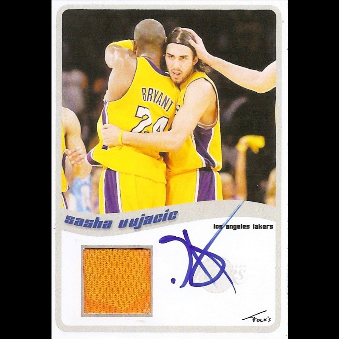 sasha vujacic lakers jersey