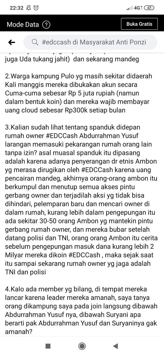 Gwrry1's tweet photo. #edccash
Tolong OJK, SWI, BAPPETI https://t.co/IimpqMCSdw