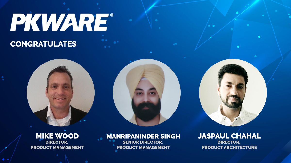 PKWARE's tweet image. PKWARE is proud to three directorship promotions on our products team: Mike Wood, Manripaninder Singh, and Jaspaul Chahal. We celebrate your continued success!