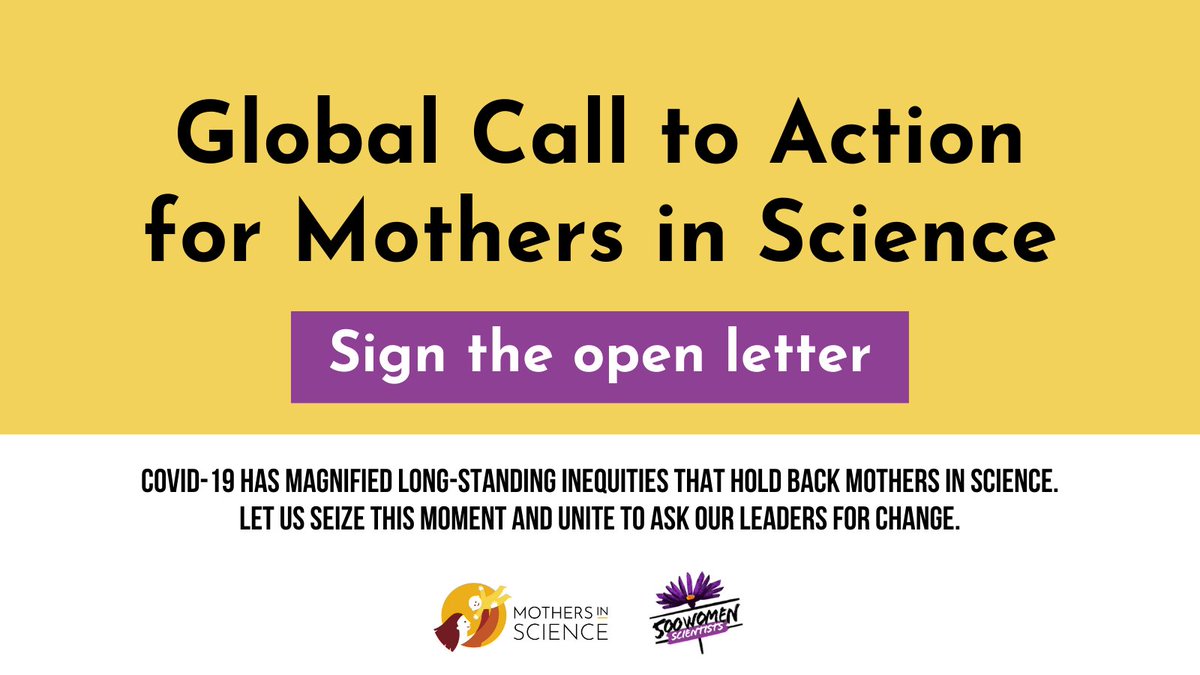 500womensci's tweet photo. On #InternationalWomensDay , join us in recognizing the inequities faced by mothers in science that have been worsened by the pandemic. Today, we release a letter signed by 20 organizations demanding global action for mothers in STEMM. #SciMomJourneys https://t.co/iCtrCIYZd8 https://t.co/3YKRcfFc2s