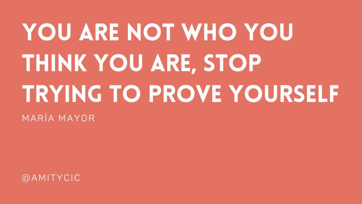 amitycic's tweet photo. You are not who you think you are, stop trying to prove yourself.

#communityaction #creativity #collaboration #wellbeing #socialgood #socialchange #changemakers #communitygroups #amitycommunity #communityfacilitators #environment #wellbeingledcommunity #coaching #facilitation https://t.co/D7JMMpEjYH