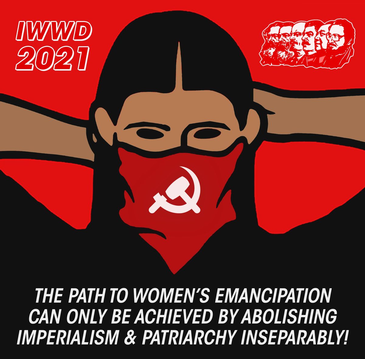 RSMVancouver's tweet photo. THE PATH TO WOMEN'S EMANCIPATION CAN ONLY BE ACHIEVED BY ABOLISHING IMPERIALISM AND PATRIARCHY INSEPARABLY! 

#march8th #MARCH8 #March82021 #InternationalWorkingWomensDay 

https://t.co/yrSUESVaR9 https://t.co/ylJpZ1JdEw