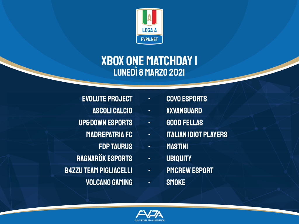 ⚽| MATCH DAY

🏆| 1° Giornata #LegaA <a href="/FVPA_net/">FVPA.net 🇮🇹</a>
🆚| <a href="/ragnarokmg_xbox/">Ragnarök eSports (XBOX)</a> 
⏰| 22:45 PM
📲 | twitch.tv/mister_zappo

<a href="/ILOVEPROCLUB1/">ILOVEPROCLUB1</a> <a href="/NewsProclub/">News Proclub</a> @AllProClubs @OffSidePage_