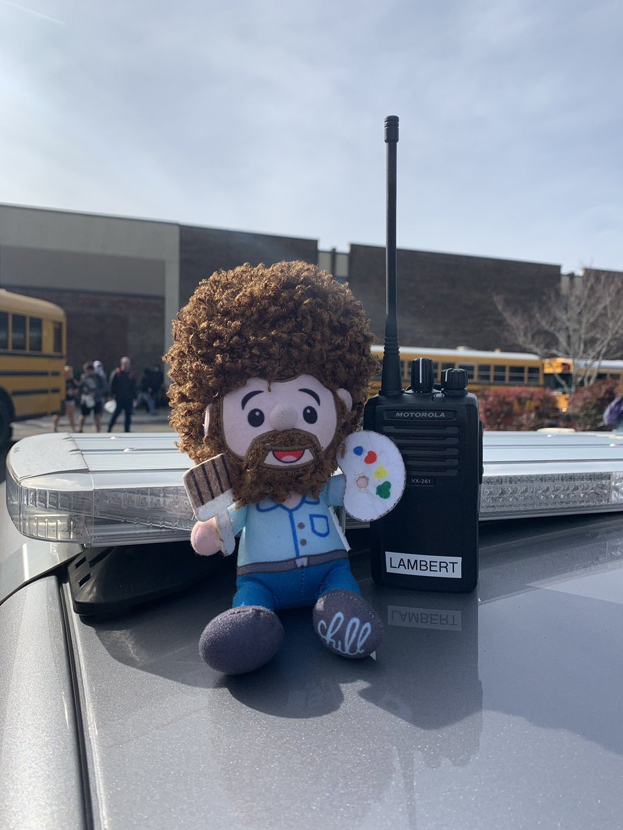 Hey Bobcat softball ladies, if you’re looking for Bob, he’s with me. #happylittletrees